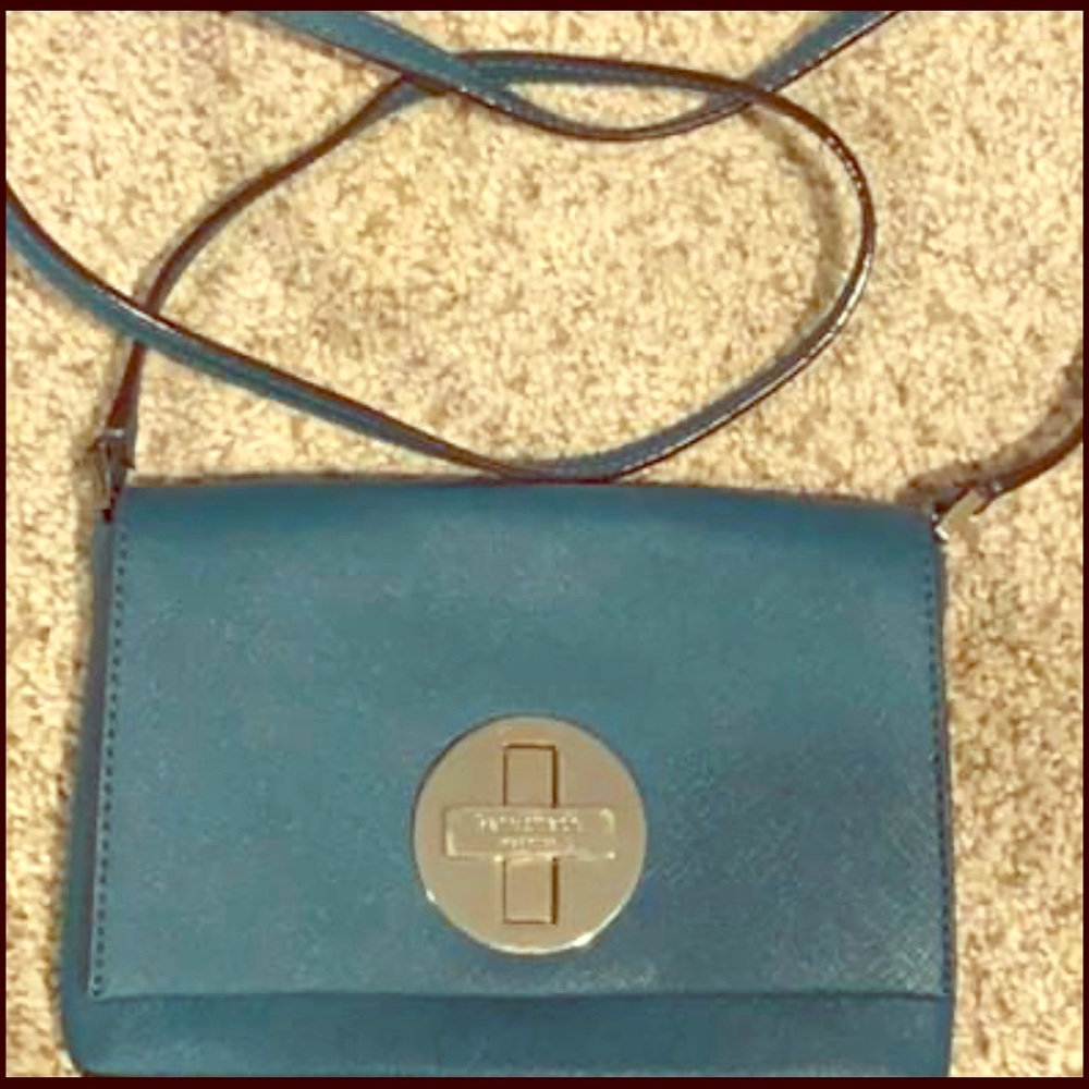 Kate Spade Sally Newbury Lane Teal Crossbody Bag